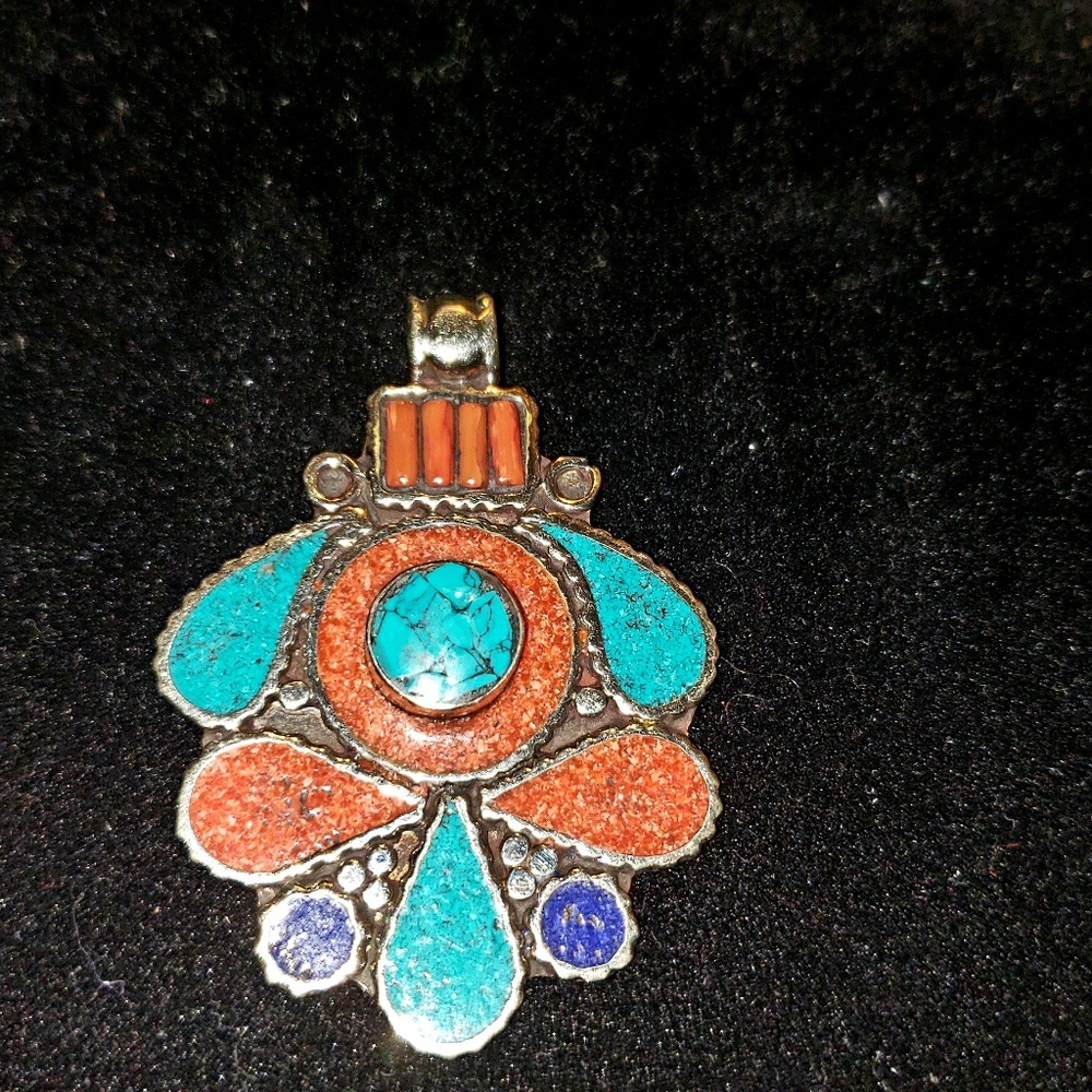 Ethnic  Tibetan  Handmade Pendant